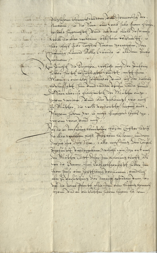 Bitte Landgraf Georgs I. von Hessen-Darmstadt an seinen Bruder Wilhelm in Kassel um Rat wegen weiteren Vorgehens gegen Zauberei, 1582