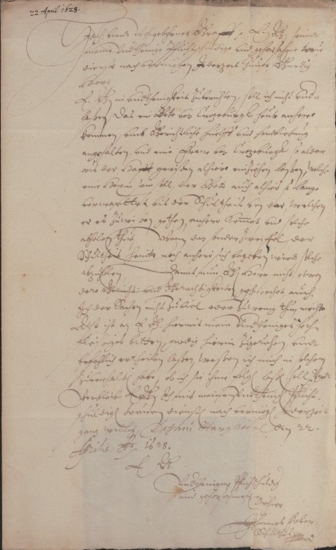 Grenzüberschreitende Amtshilfe bei der Hexen verfolgung, 1628