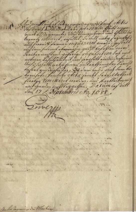 Letzte in Marburg wegen Hexerei hingerichtete Frau: Elisabeth Thiel aus Rosenthal, 1688