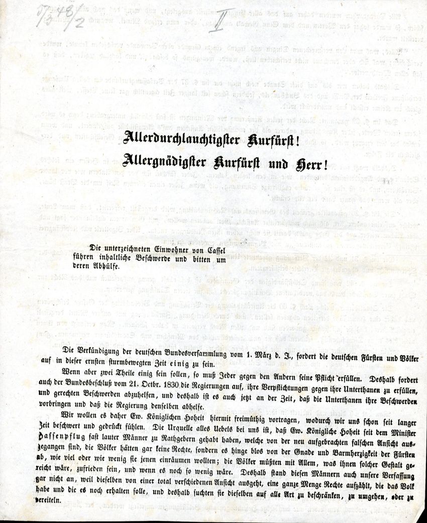 Petiition Kasseler Bürger 