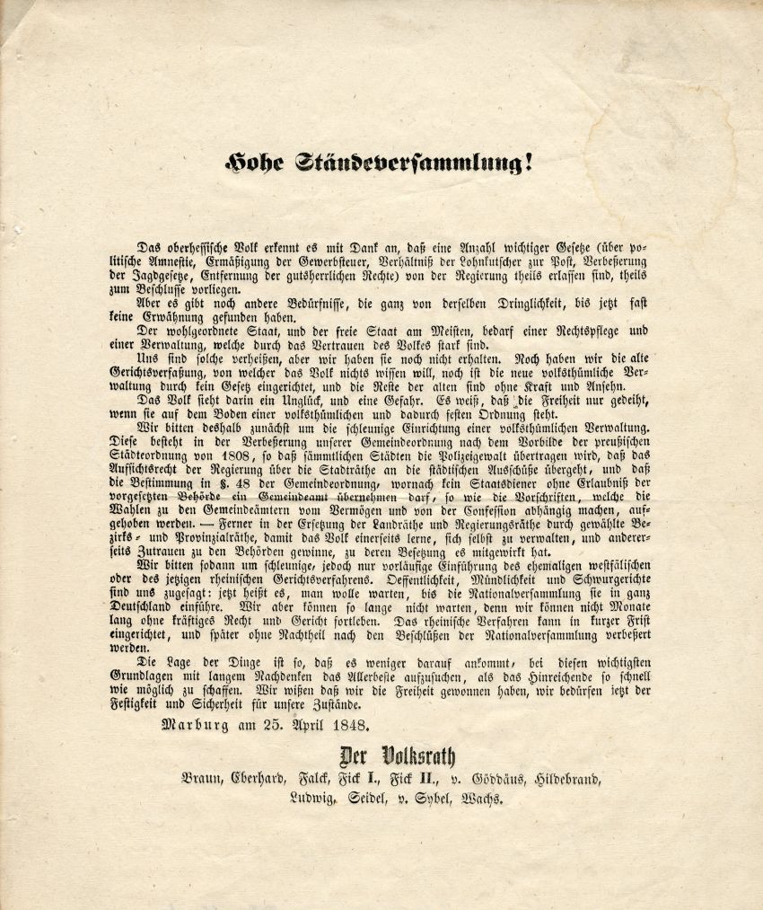 Verwaltungs- und Justizreform gefordert