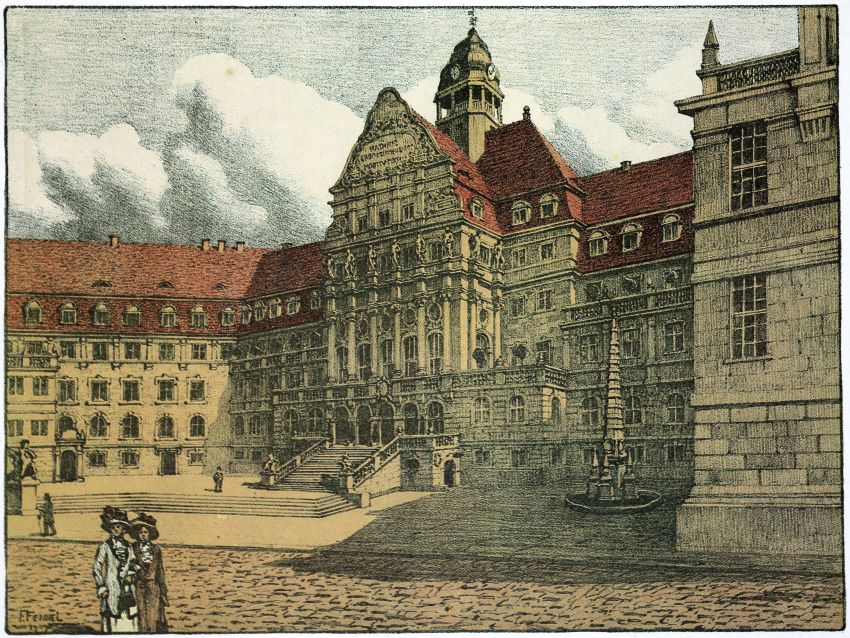 Gemälde: Rathaus der Stadt Kassel