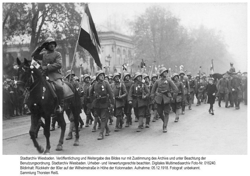Fotografie: Rückkehr 80. Füsilierregiment