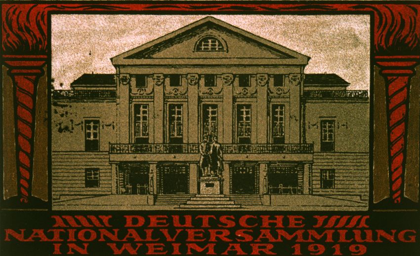 Fotografie: Die Nationalversammlung in Weimar