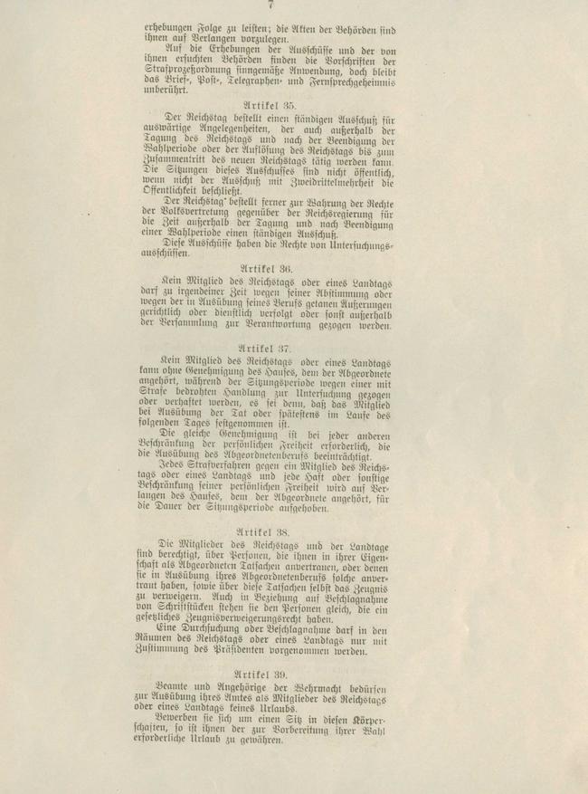 Die Weimarer Reichsverfassung