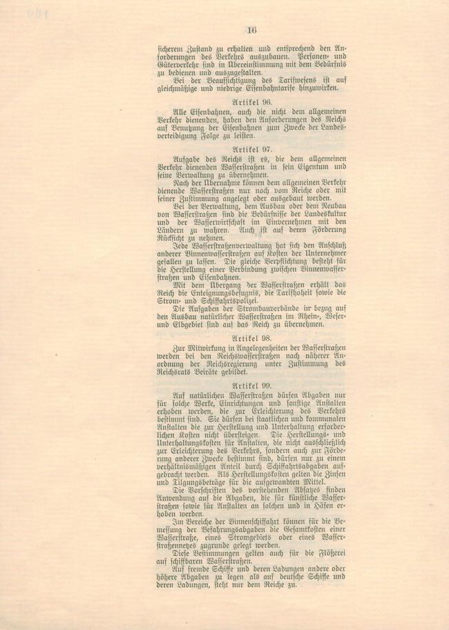 Die Weimarer Reichsverfassung