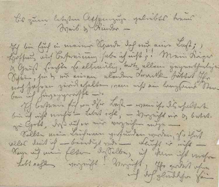 Abschiedsbriefe des Friedrich Appel vor seiner Flucht aus dem Zuchthaus Kassel,