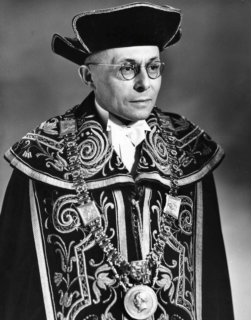 Fotos: Einige Teilnehmer der Marburger Hochschulgespräche im Juni 1946