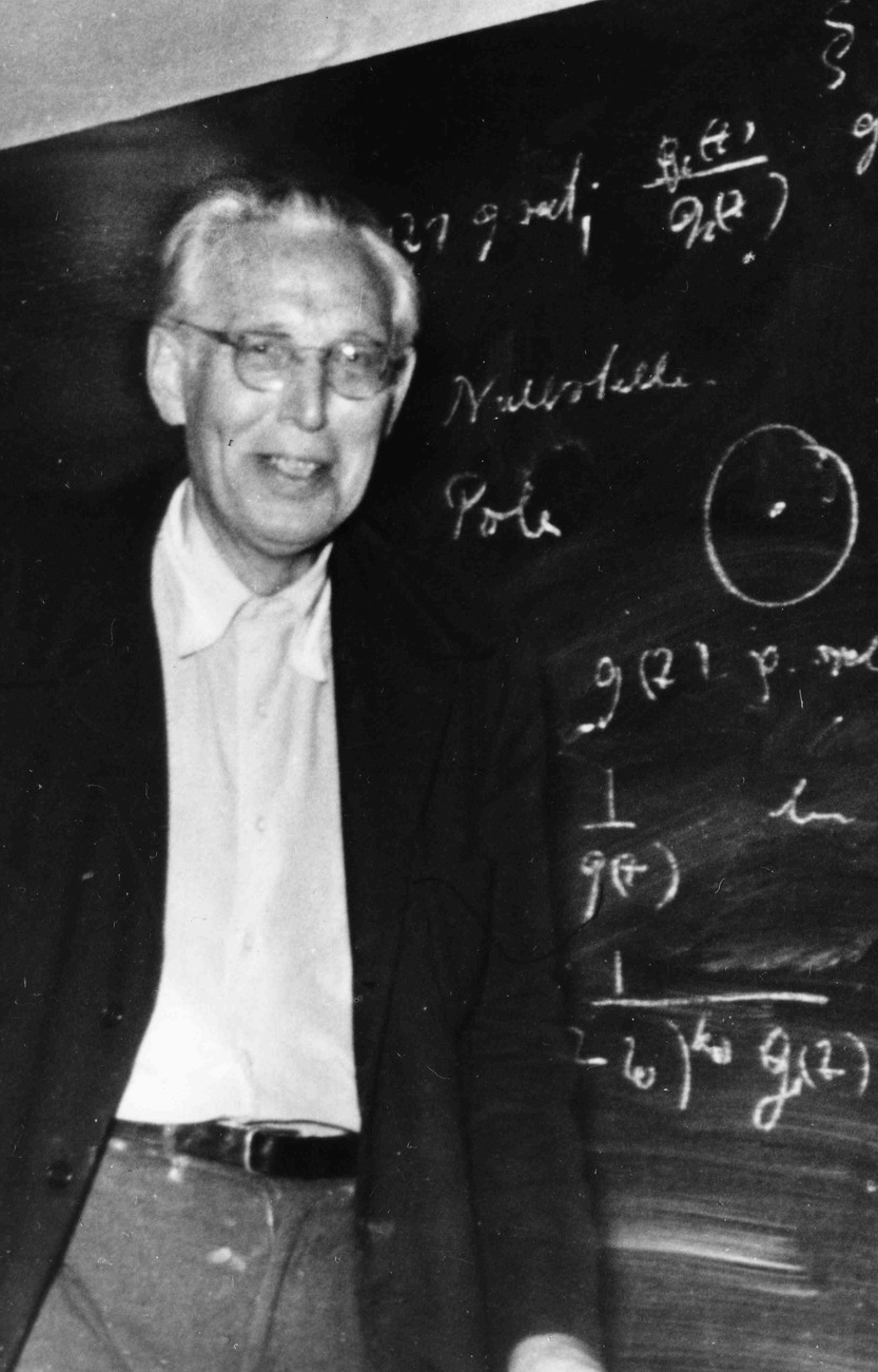 Fotos: Einige Teilnehmer der Marburger Hochschulgespräche im Juni 1946