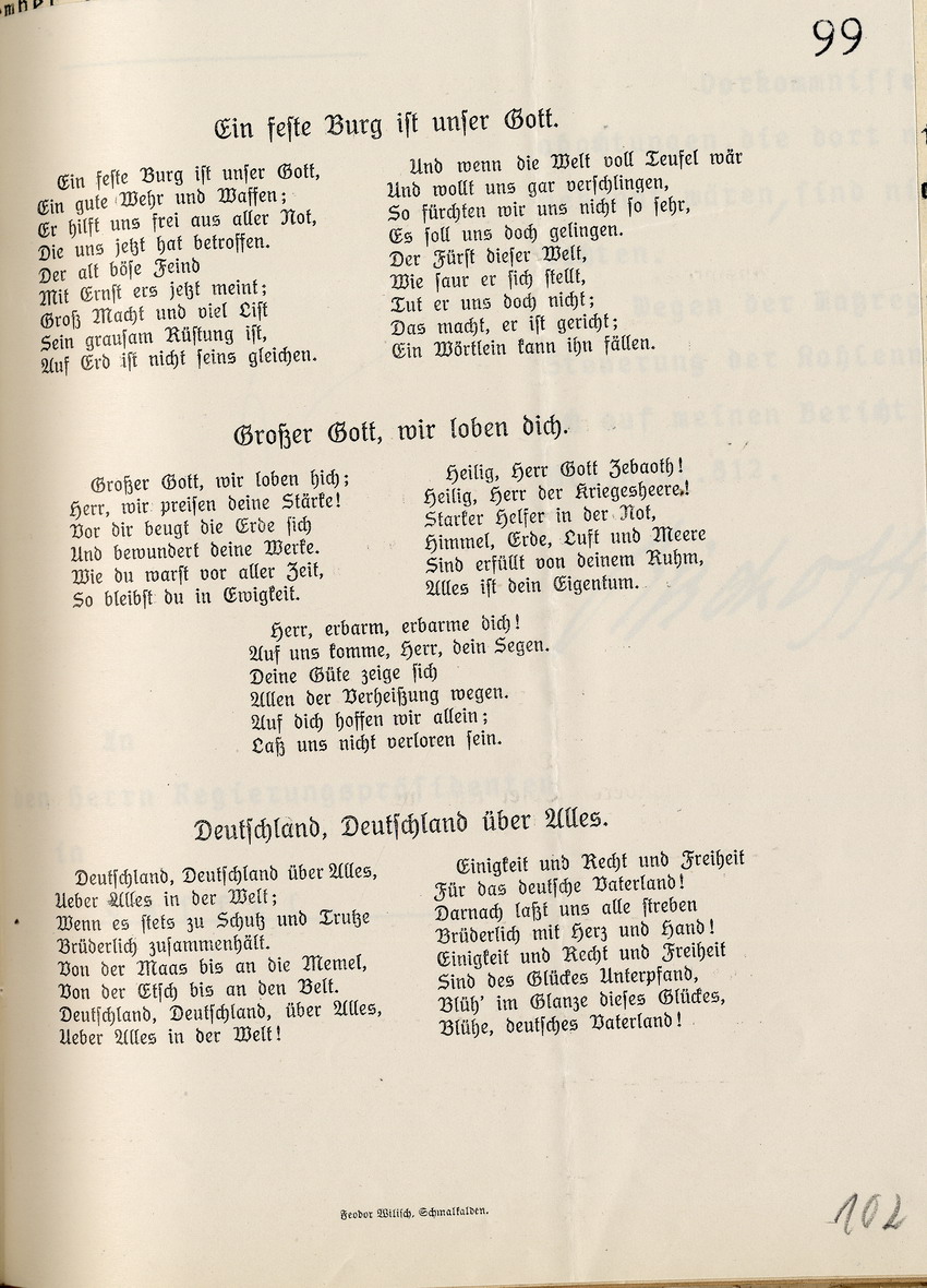 „Werbearbeit in der Jugendpflege zur siegreichen Durchführung des Krieges“, Konferenz der Jugendpfleger des Kreises Schmalkalden vom 29.-30-Januar 1917