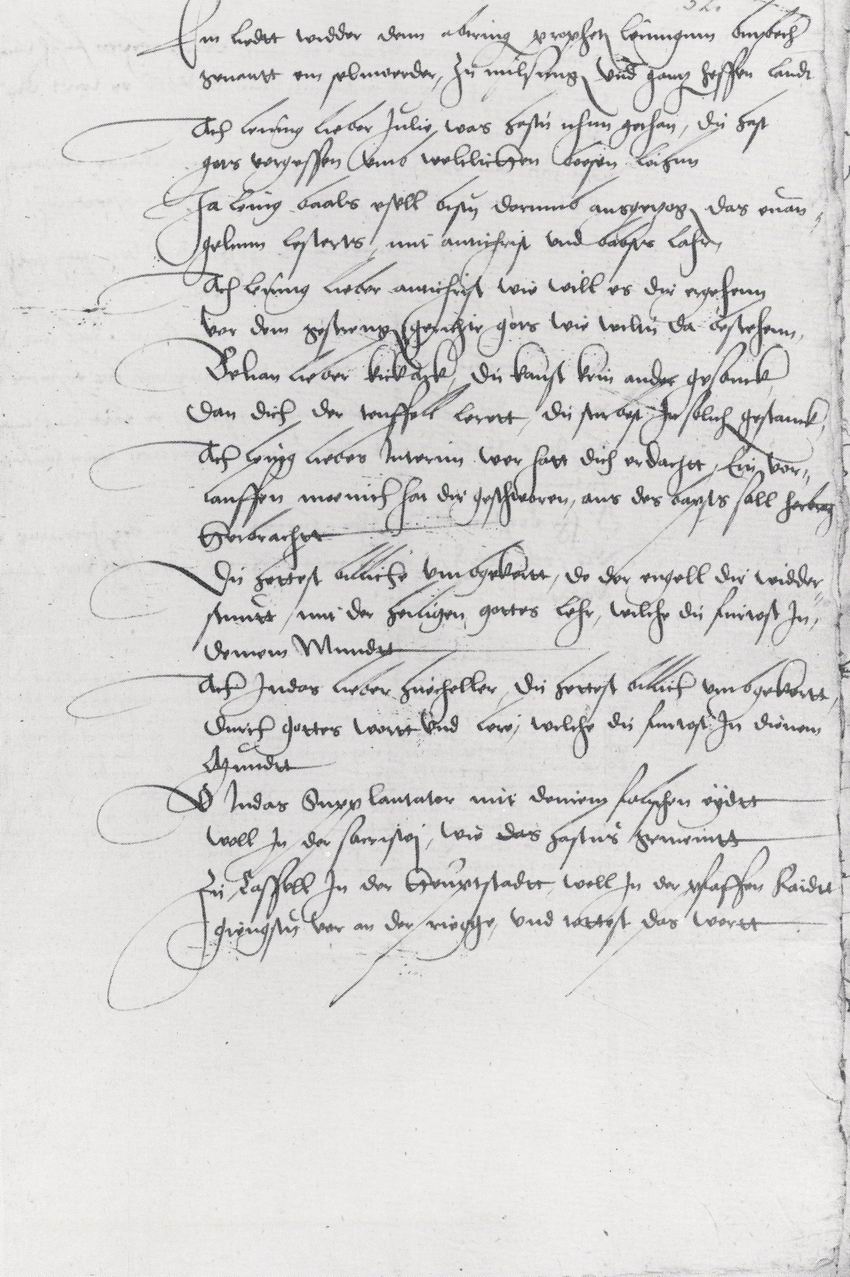 Auszug aus dem Reimgedicht über den Schmalkaldischen Krieg, 1546/47