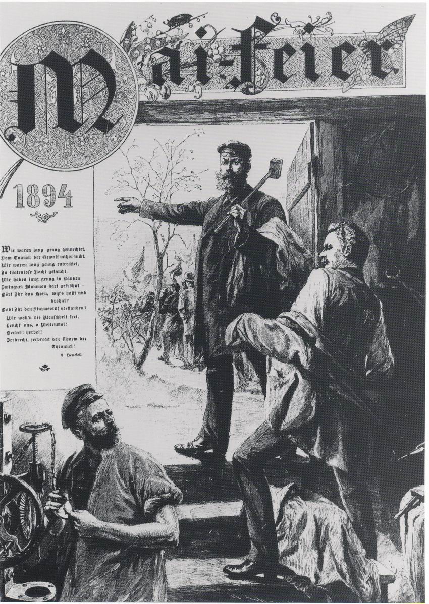 Titelblatt der Festschrift Mai-Feier, 1894
