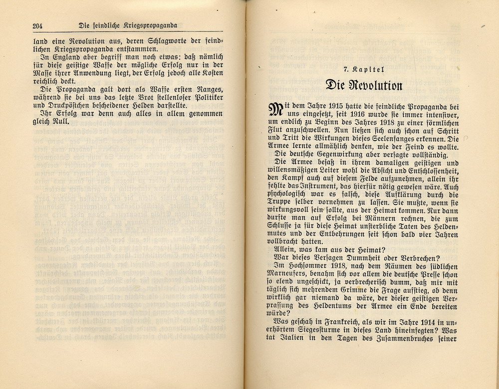 Adolf Hitler, Kriegspropaganda, aus: Mein Kampf, 32. Aufl., 1933 (Erster Band, Eine Abrechung, Kap. 6, 1925)