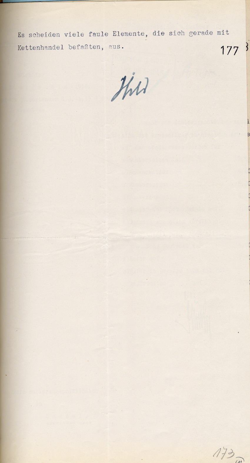 Bericht über die Lebensmittelversorgung des Magistrats in Hanau an den Regierungspräsidenten zu Cassel, 1. Oktober 1916.
