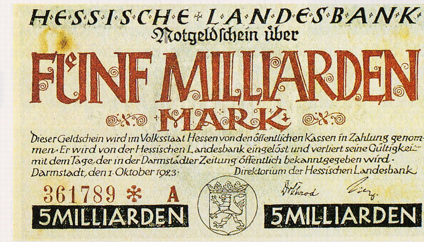Inflationsgeld der Kreiskommunalkasse Marburg (Bildbeispiele)