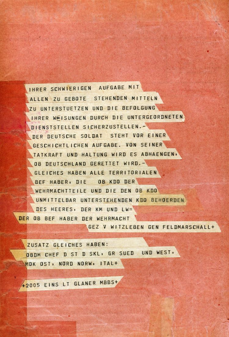 Fernschreiben der Verschwörer vom 20. Juli 1944: Der Führer Adolf Hitler ist tot