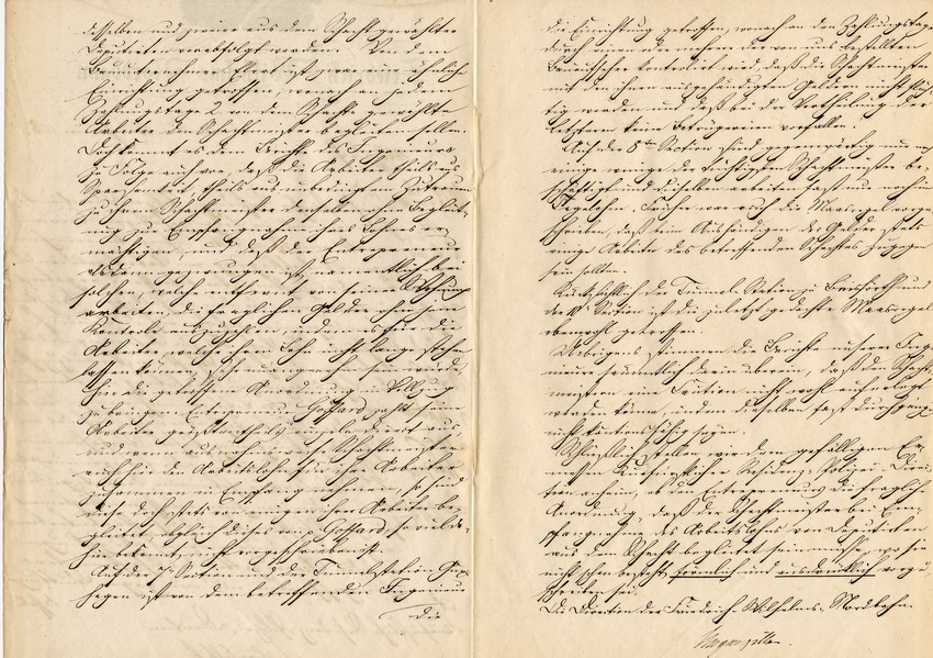 Information der Direktion der Friedrich-Wilhelms-Nordbahn an die Residenzpolizeidirektion Kassel, Kassel, den 18. Januar 1848.
