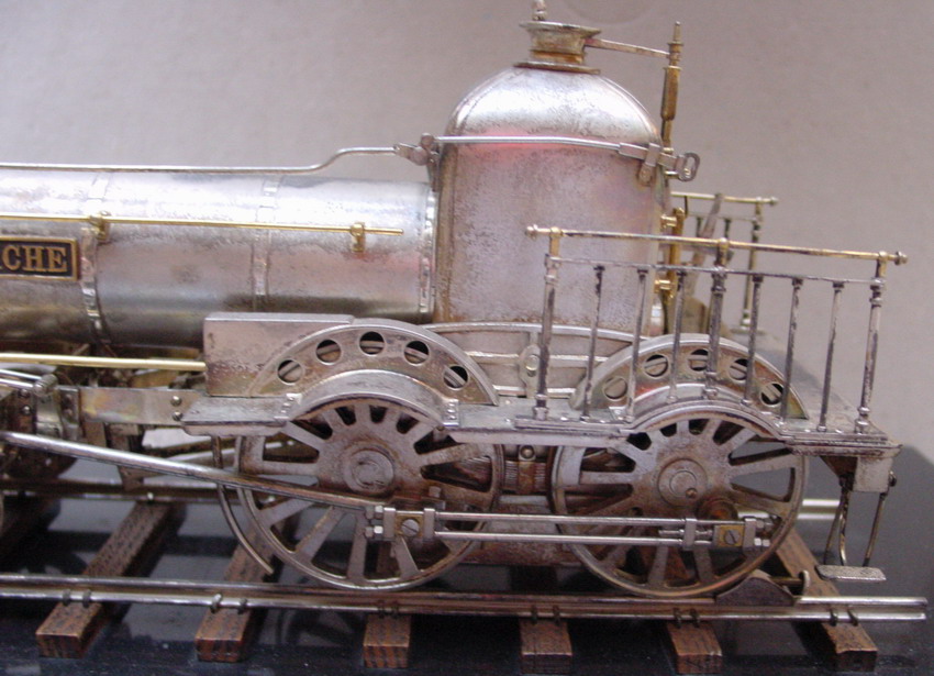Modell Henschel-Lokomotive „Drache“ von Friedrich Wilhelm Philipp, Jubiläumsgeschenk zum 100jährigen Bestehen der Firma Henschel, 1910.