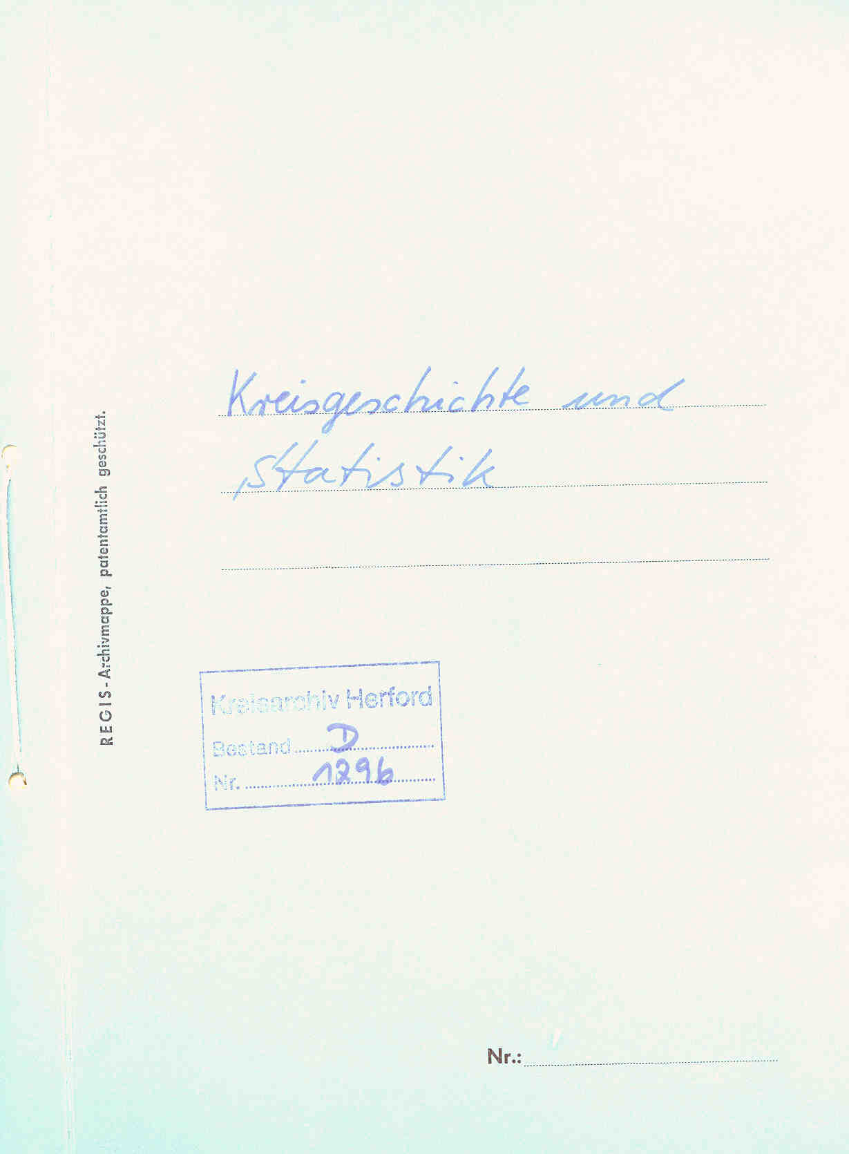Kreisgeschichte und Statistik, Januar bis Oktober 1945.