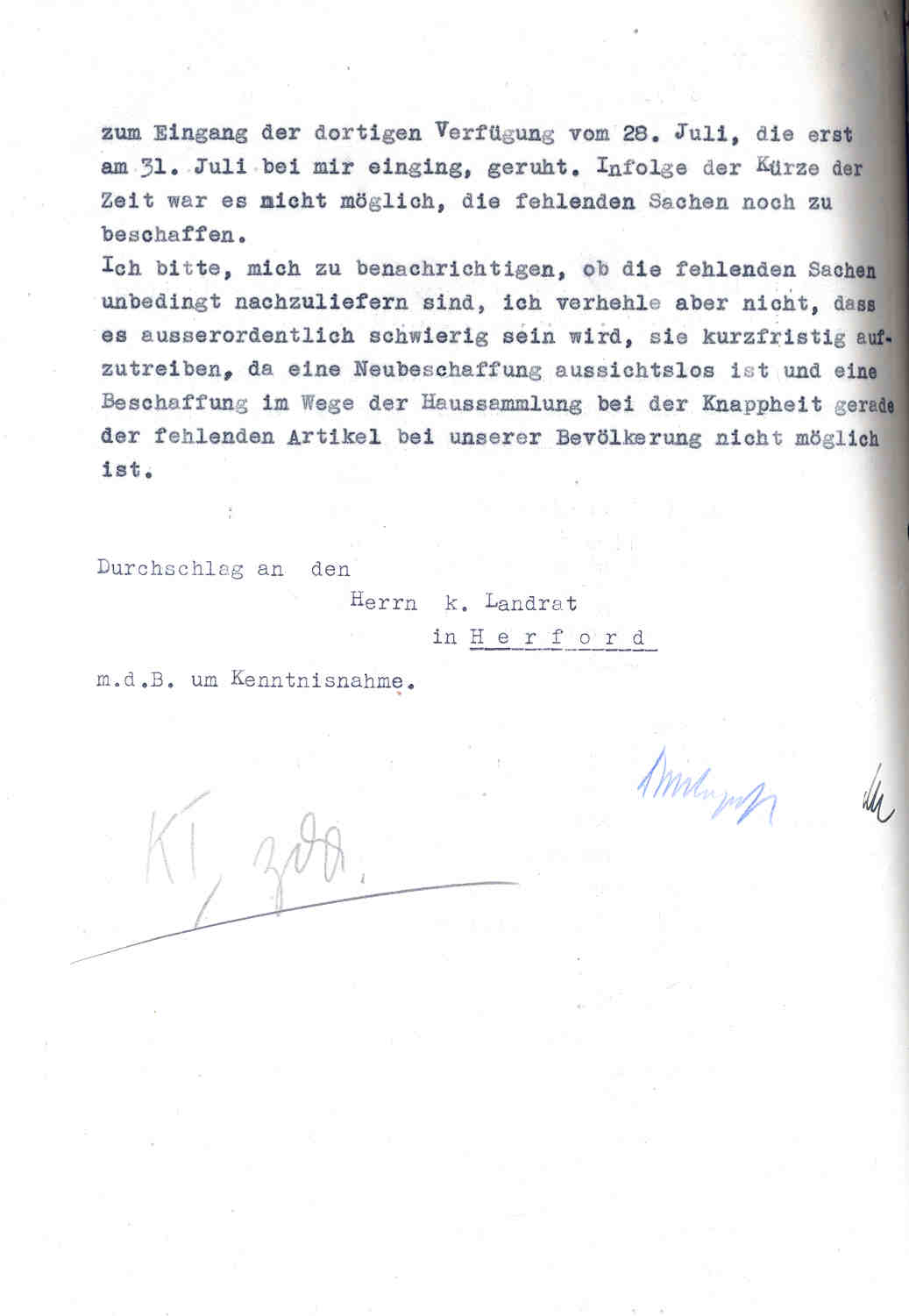 Besatzungsmaßnahmen, Requisitionen, 1945 bis 1953.