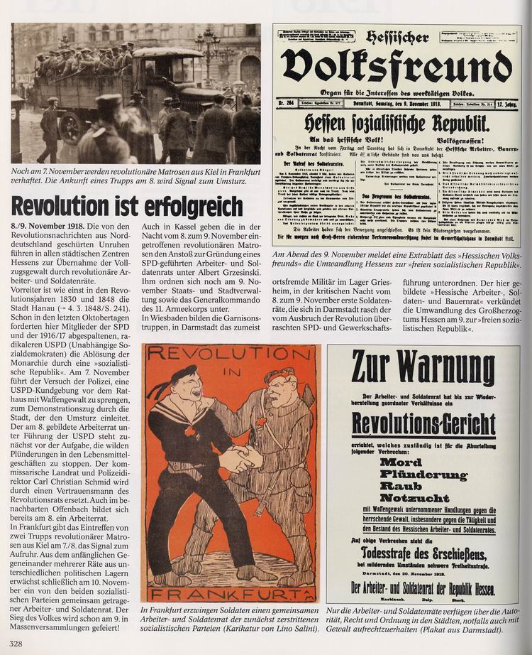 Chronik Hessens 1918