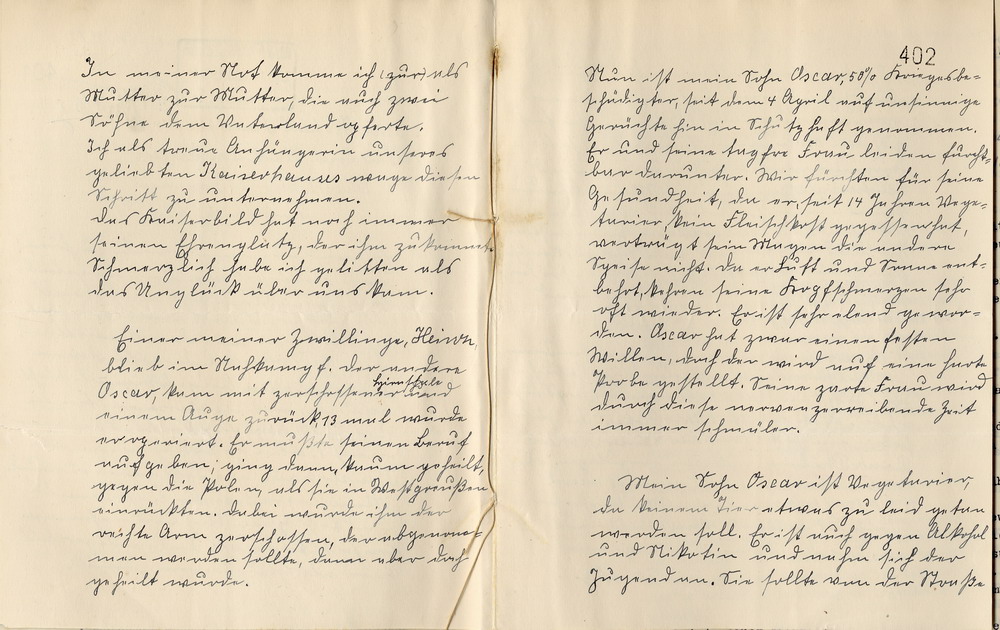 Brief der Maria Wettig über die Situation ihres Sohnes Oskar Wettig, der sich in Schutzhaft befindet, Gelnhausen, den 25. Mai 1933.