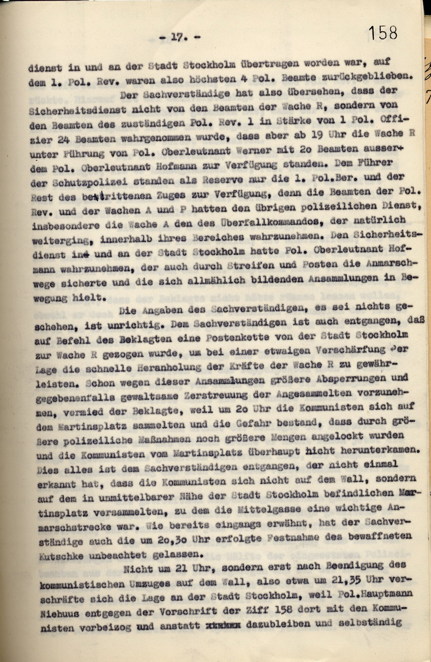Rechtsanwalt Isele: Erwiderung auf den Schriftsatz der Anwaltskanzlei Rocholl vom 5. Januar 1937, Kassel, den 15. Februar 1937.