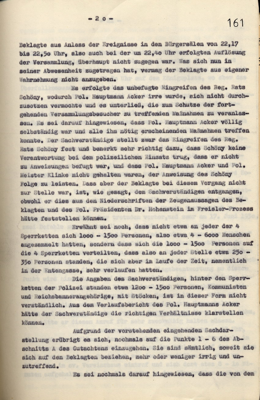 Rechtsanwalt Isele: Erwiderung auf den Schriftsatz der Anwaltskanzlei Rocholl vom 5. Januar 1937, Kassel, den 15. Februar 1937.