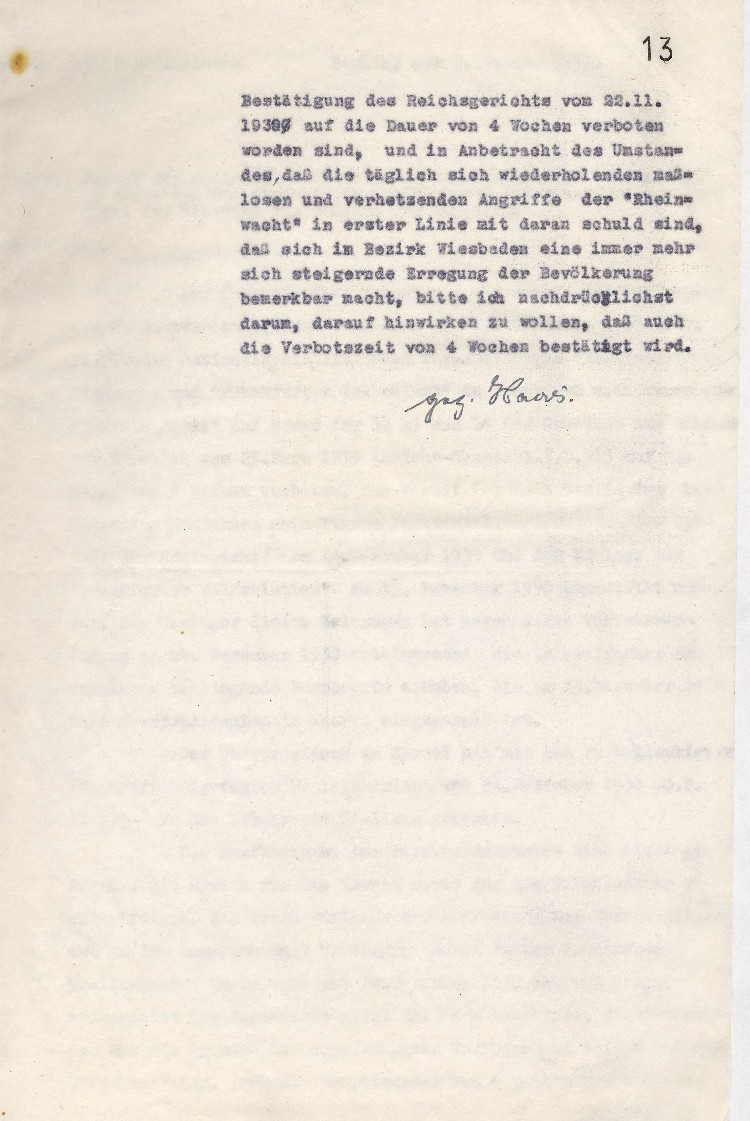 Der Oberpräsident Kassel an den Preußischen Minister des Inneren, Berlin: Entgegnung auf die Beschwerdeschrift des Verlegers Habicht vom 22.12.1930