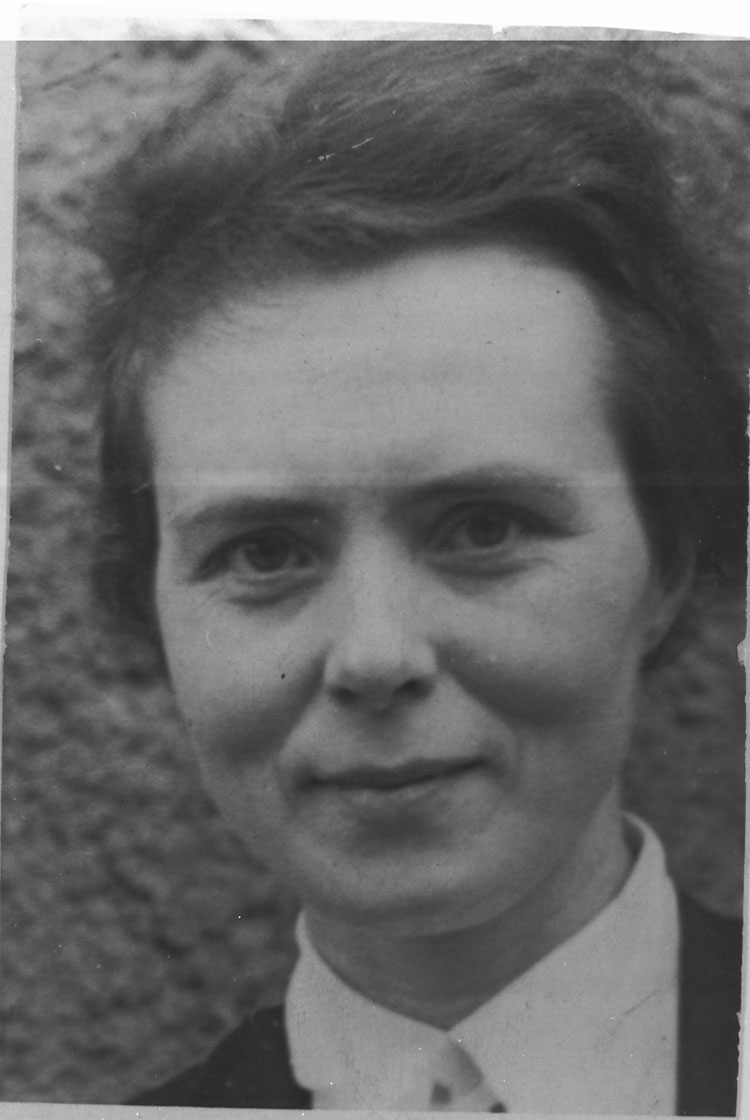 Die kommunistische Widerstandskämpferin Maria Deeg, um 1943.