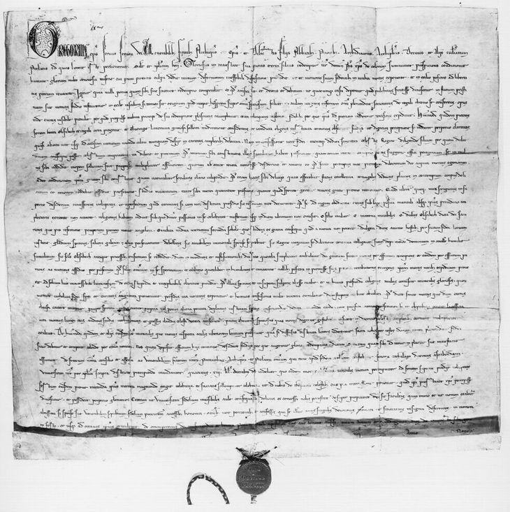 Papsturkunde Gregors IX. über die Heiligsprechung der Landgräfin Elisabeth von Thüringen, Perugia 4. Juni 1235