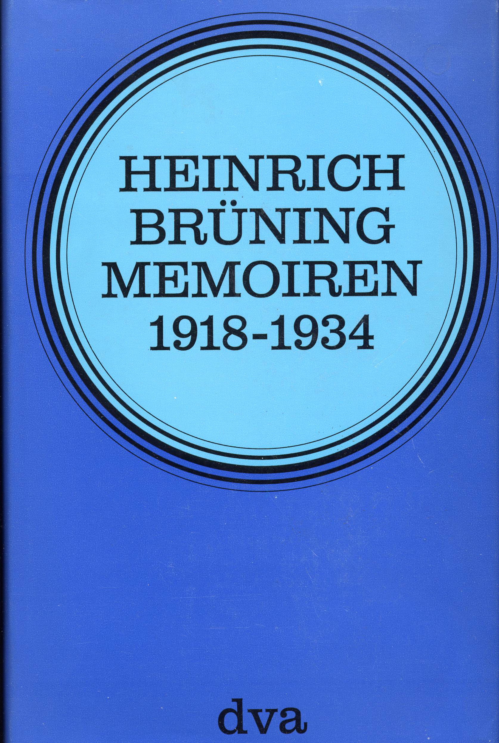 Der nach dem Sturz Hermann Müllers am 28.3.1930 zum Reichskanzler berufene Heinrich Brüning in seinen Memoiren über eine Unterredung mit dem zum Beraterstab des Reichspräsidenten gehörenden Reichswehrgeneral von Schleicher, Frühjahr 1929: