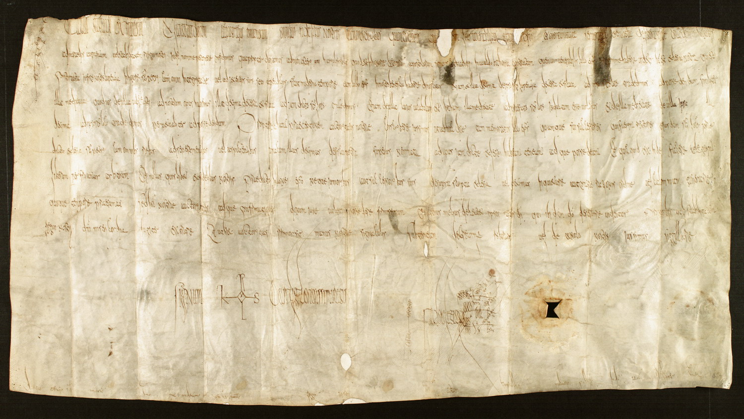 Urkunde, König Karl I. d. Gr., 779 März 13