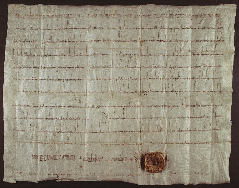 Urkunde, Kaiser Ludwig I. d. Fromme, 836 Febr. 04