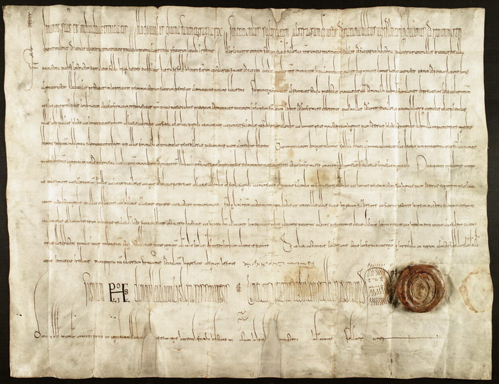 Urkunde, König Ludwig II. d. Deutsche, 843 Okt. 31