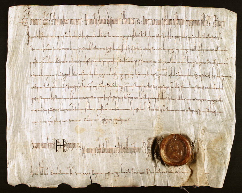 Urkunde, König Heinrich I, 932 Juni 1