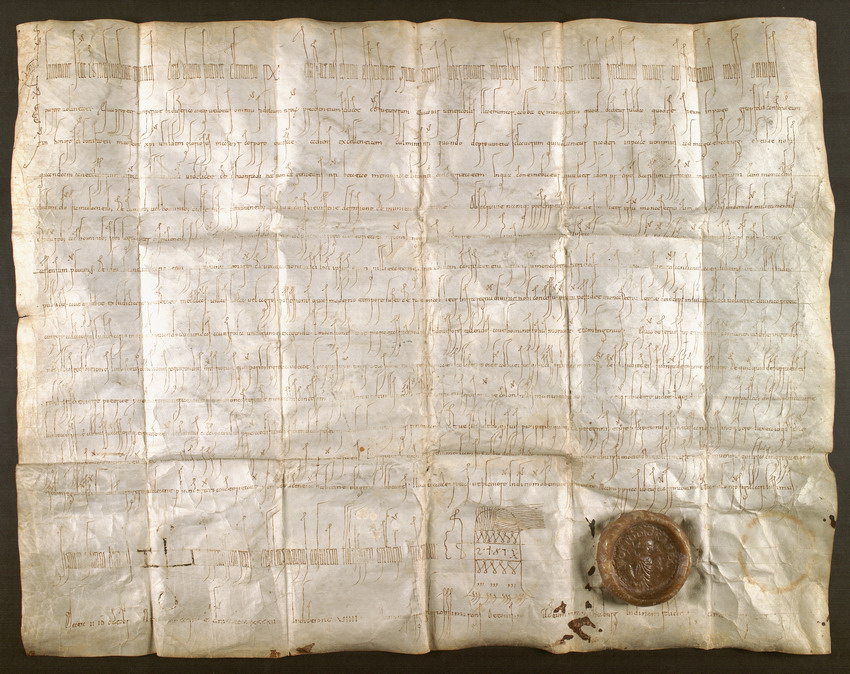 Urkunde, König Otto I. d. Gr., 936 Okt. 14