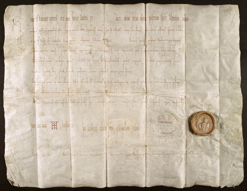 Urkunde, König Otto I. d. Gr., 949 Febr. 02