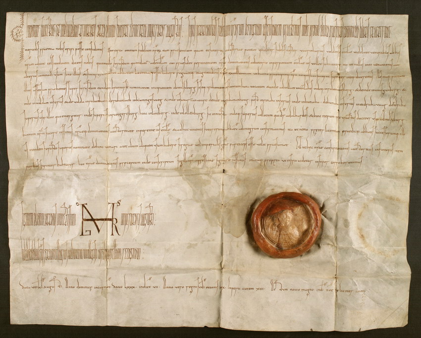 Urkunde, Kaiser Otto II,  980 Juli 25