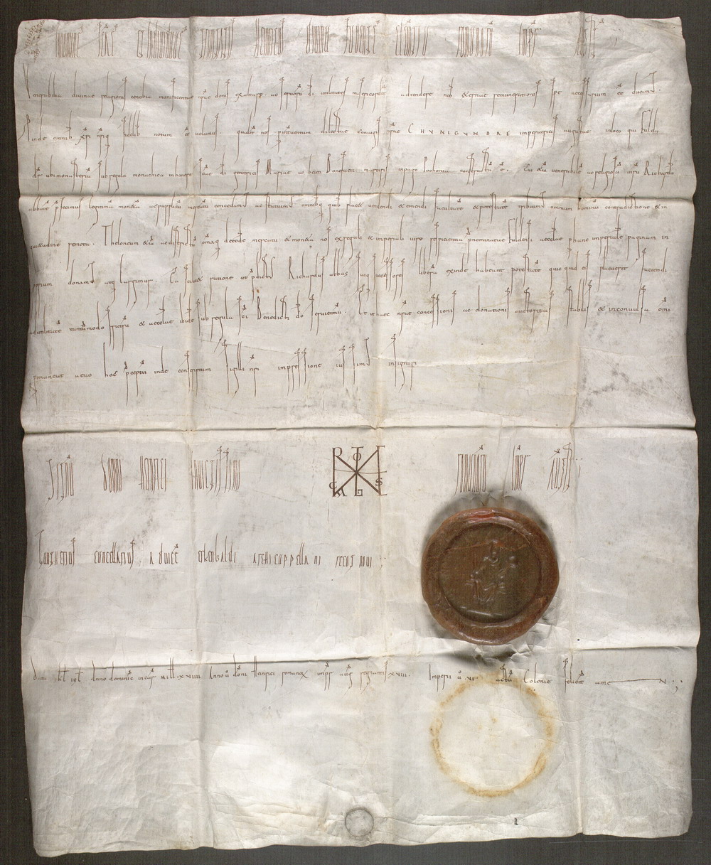 Urkunde, Kaiser Heinrich II. d. Heilige, 1019 Juli 01