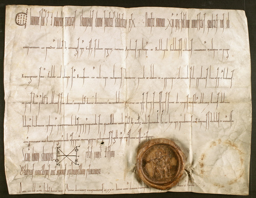 Urkunde, König Konrad II., 1025 März 29