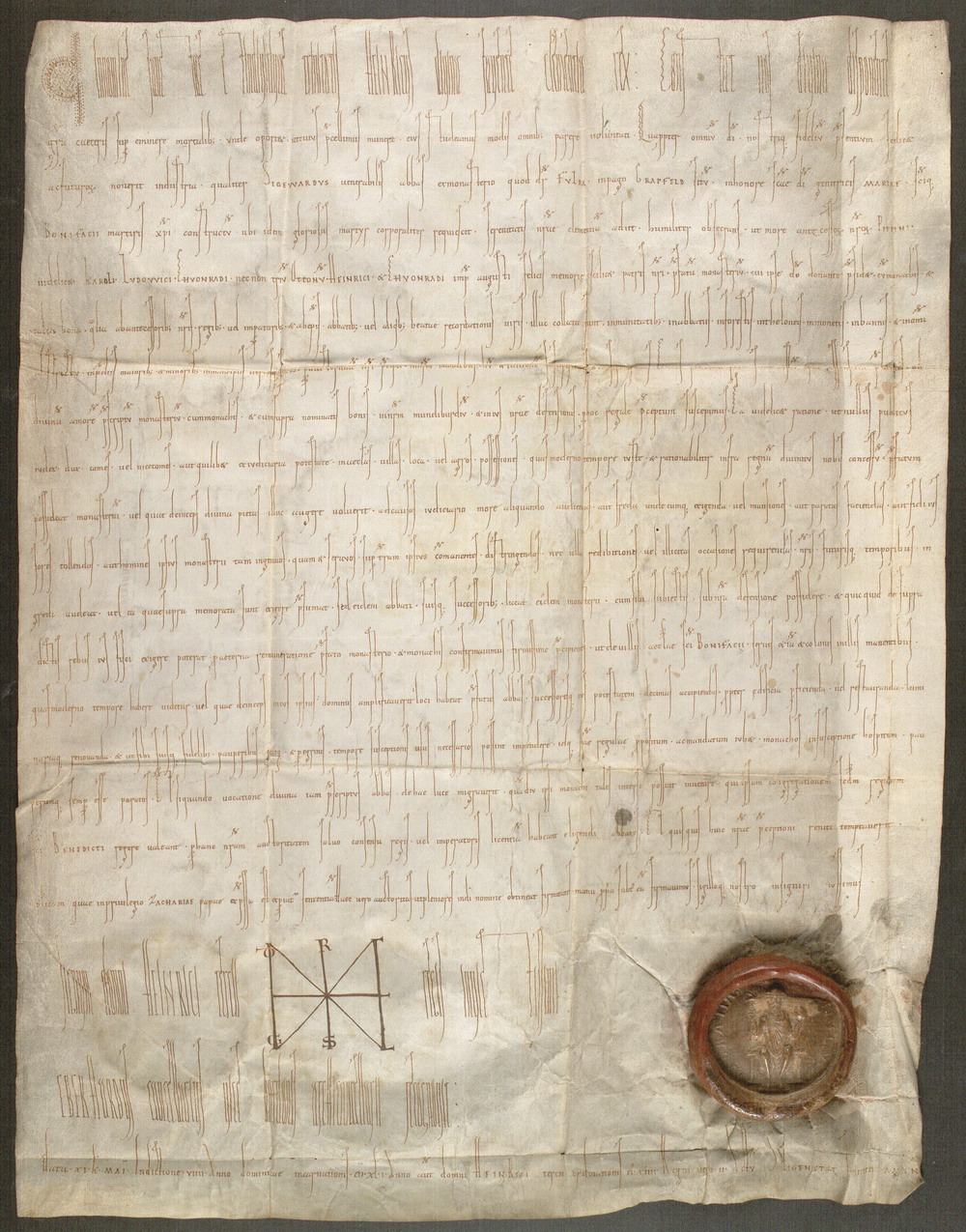 Urkunde, König Heinrich III, 1041 Apr. 21