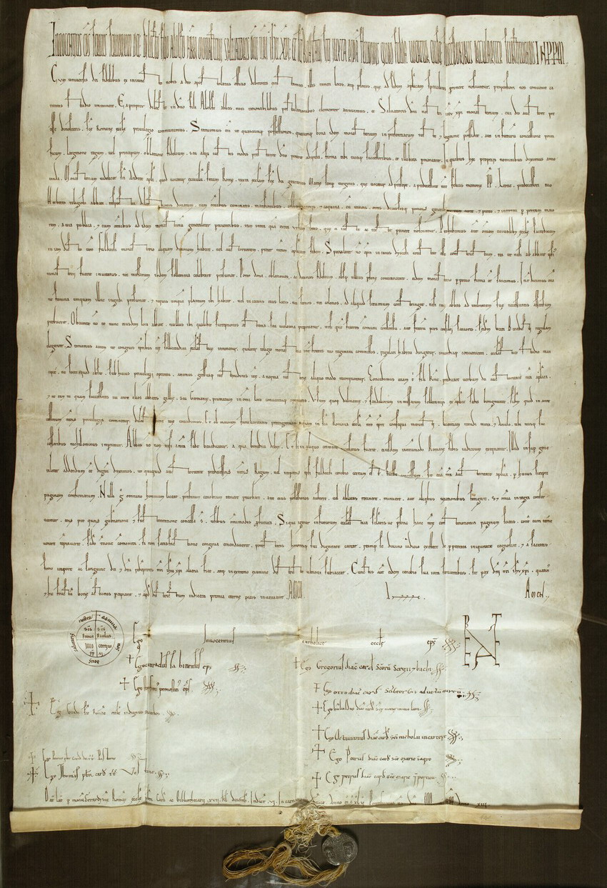 Urkunde, Papst Clemens II., 1046 Dez. 31