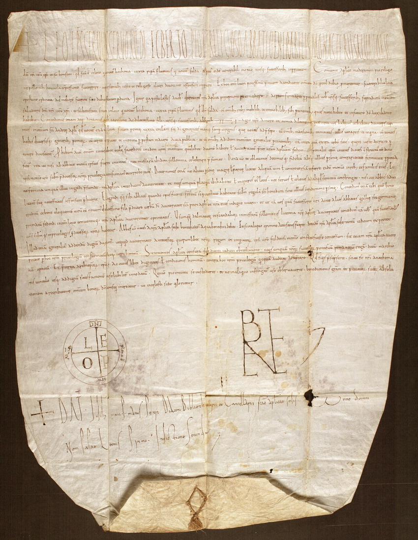 Urkunde, Papst Leo IX., 1049 Juni 13