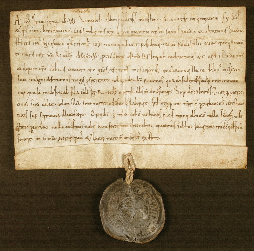 Urkunde, Papst Alexander II., 1071 [recte 1069-1070]