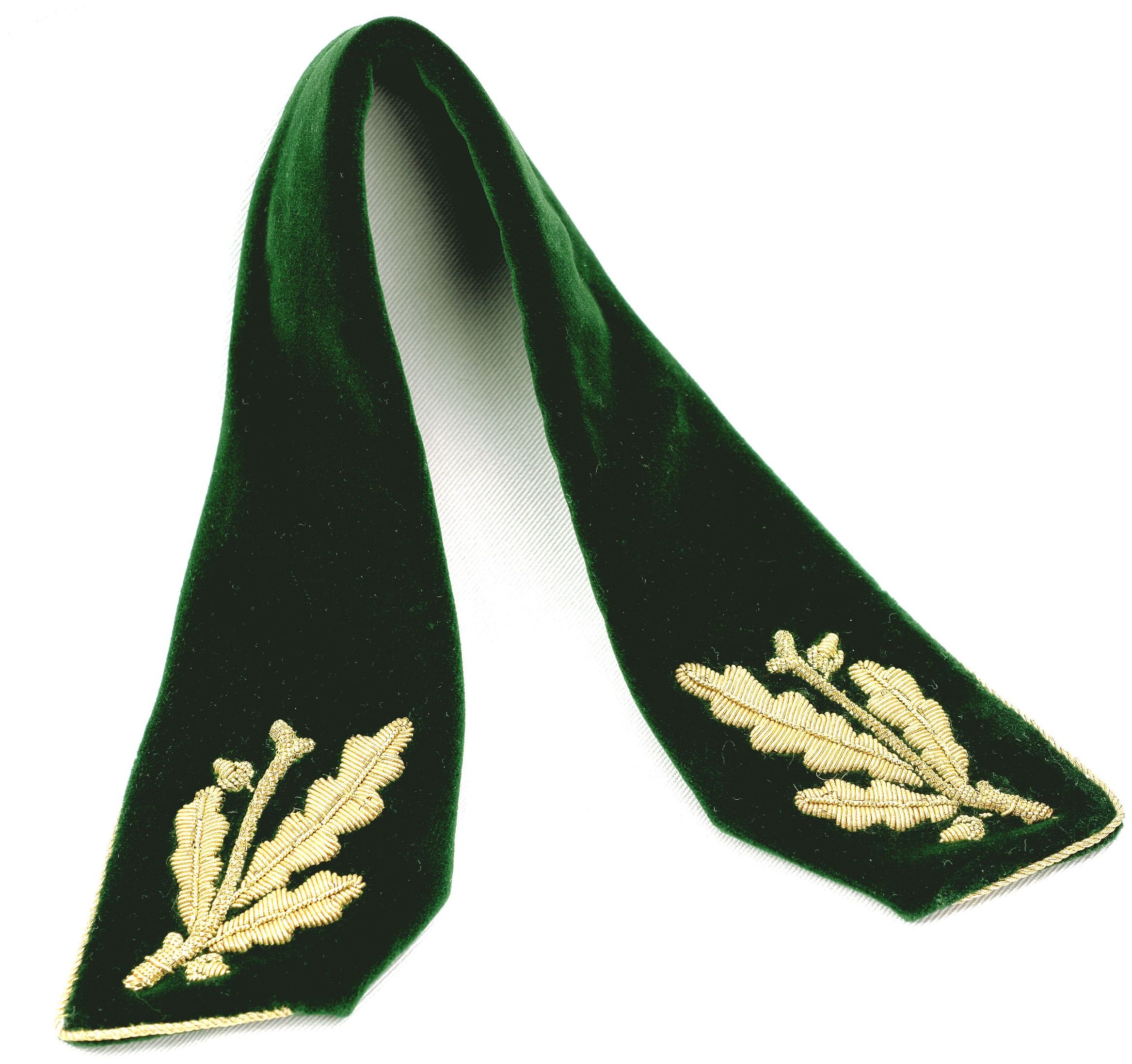 Samtkragen für einen preußischen Landforstmeister, 1929