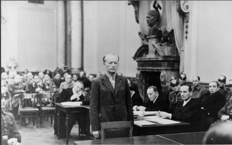 Adolf Reichwein vor dem Volksgerichtshof, 20. Oktober 1944