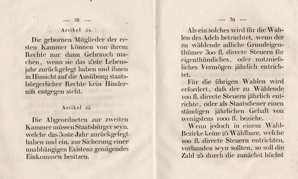 Die Verfassung des Großherzogtums Hessen, Titel 8: von den Landständen, Art. 51 - 101 , 1822