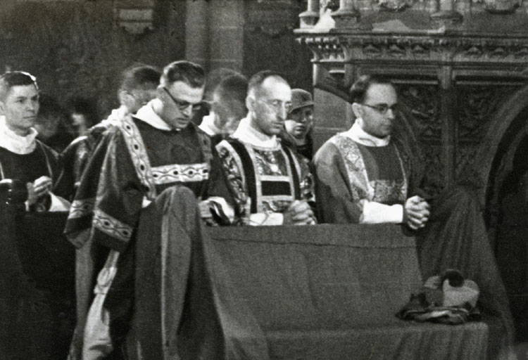 Alfred Delp vor der Priesterweihe am 24. Juni 1937