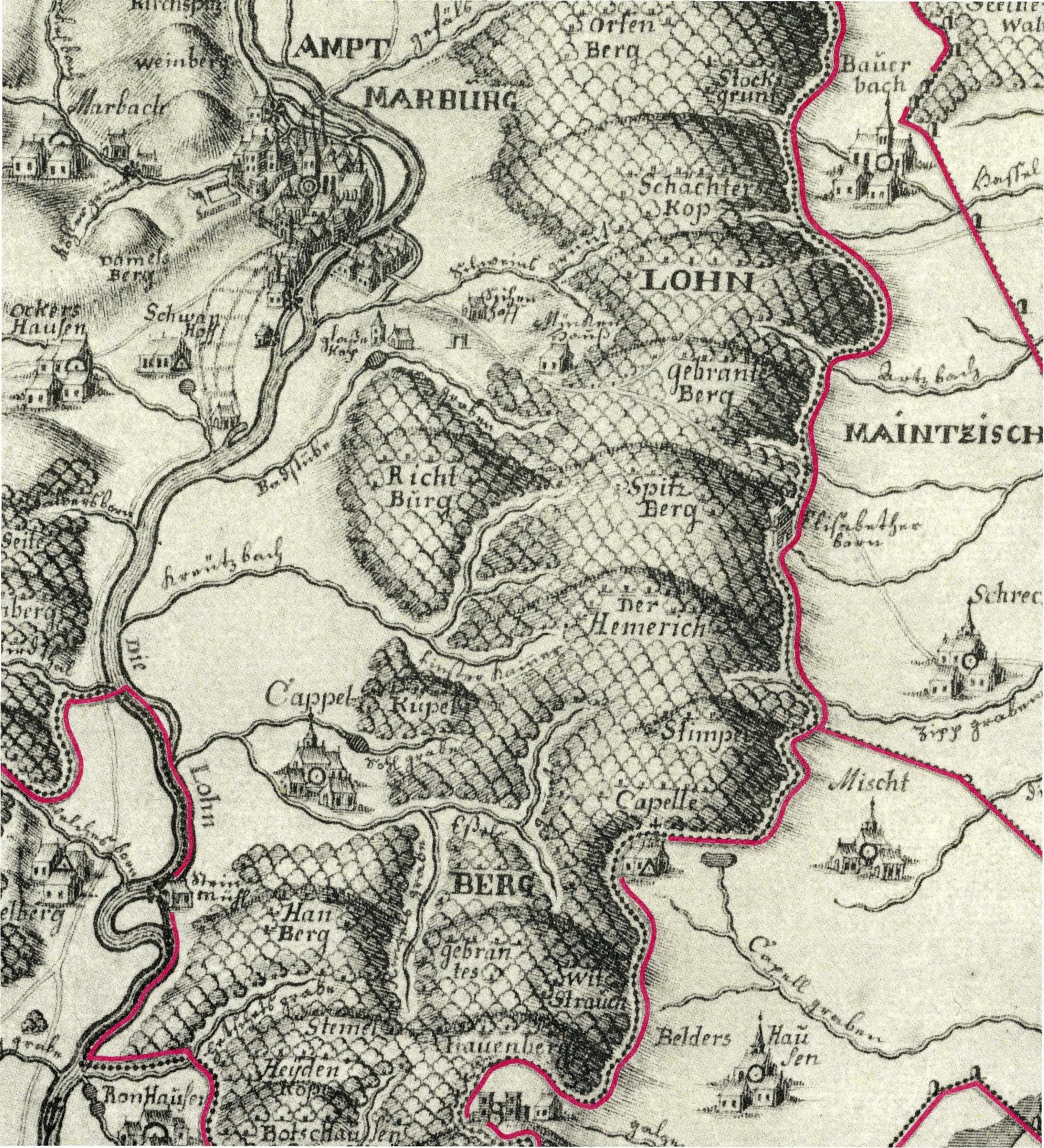 Marburg und Umgebung 1705/10